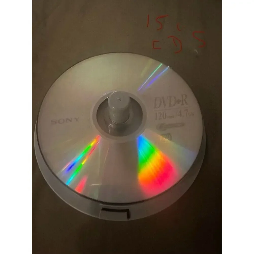 15 Sony DVD+R Recordable DVD’s